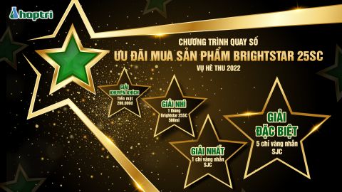 QSTT Brightstar 25SC vụ Hè Thu 2022